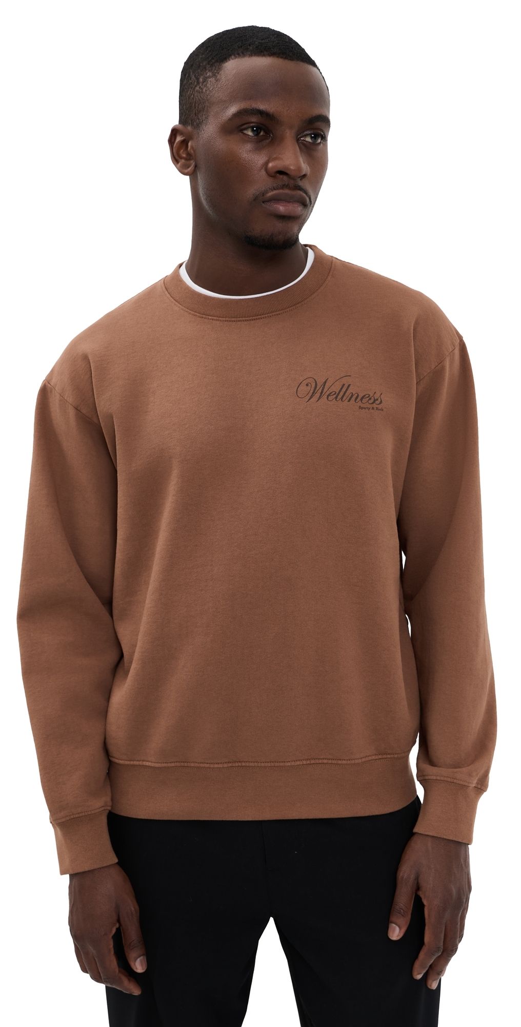 Sporty & Rich Soho Crewneck Pecan S