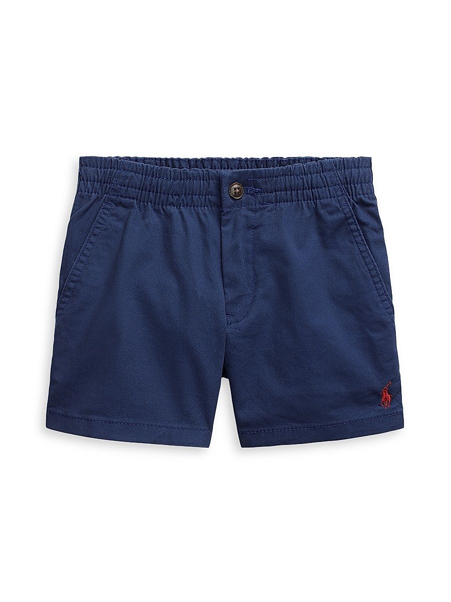 Little Boy's & Boy's Cotton Flat Front Shorts - Newport Navy - Size 3