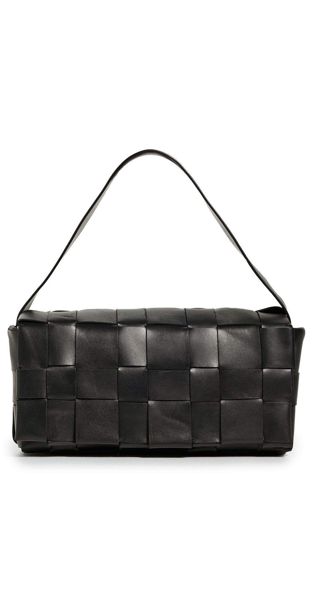 St. Agni Woven Envelope Mini Tote Black One Size
