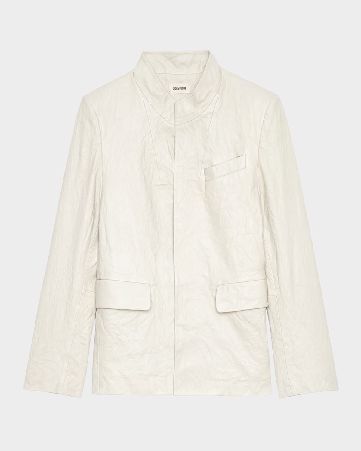 Veryn Crinkled Leather Jacket