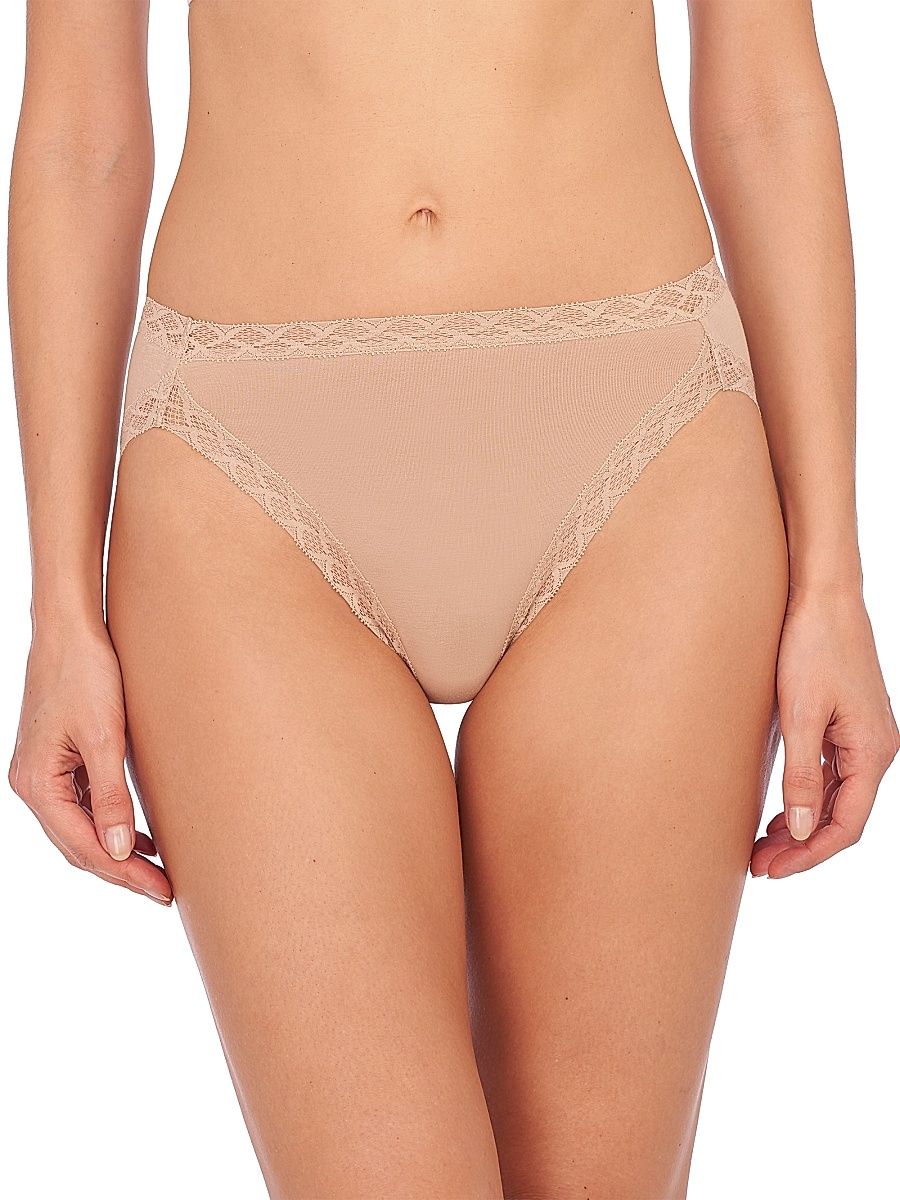 Women's Bliss Cotton French Cut Brief - Cafe - Size XS