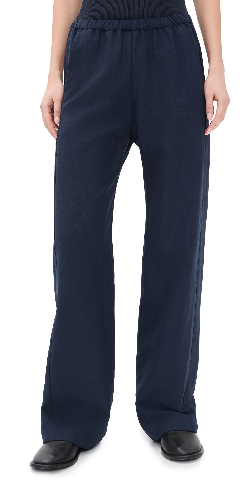 Enza Costa Twill Everywhere Pants Navy 1