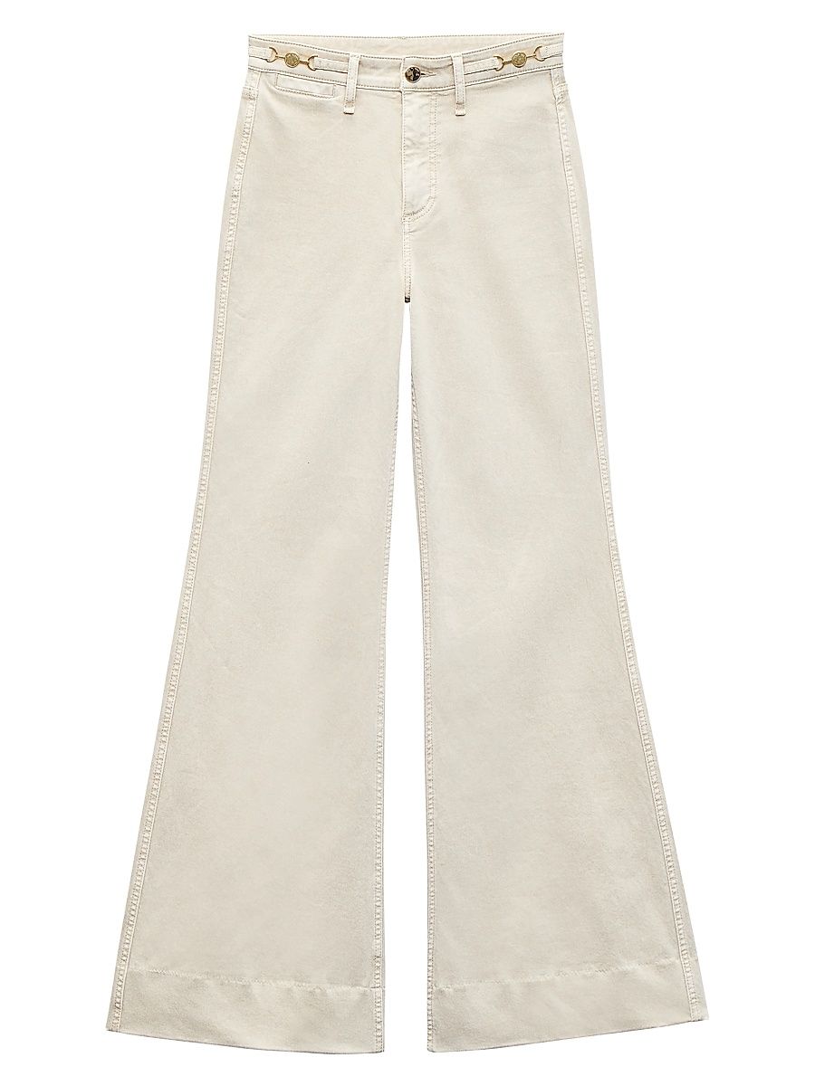 Women's Skylar High-Rise Trouser-Style Jeans - Sand Stone - Size 26