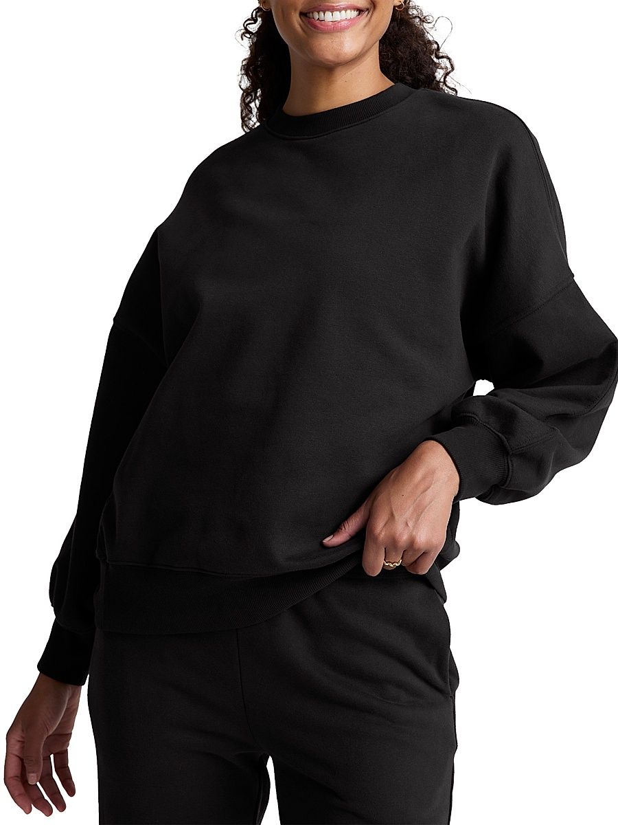 Women's Solstice Oversized Sweatshirt - Black - Size Large