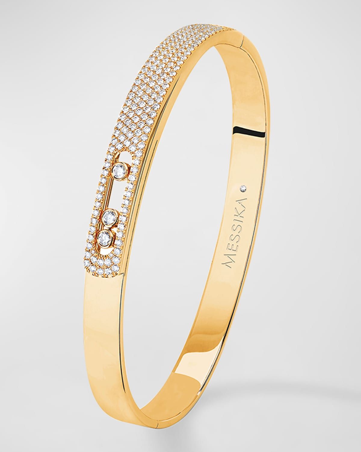 MOVE NOA 18K YELLOW GOLD DIAMOND BANGLE
