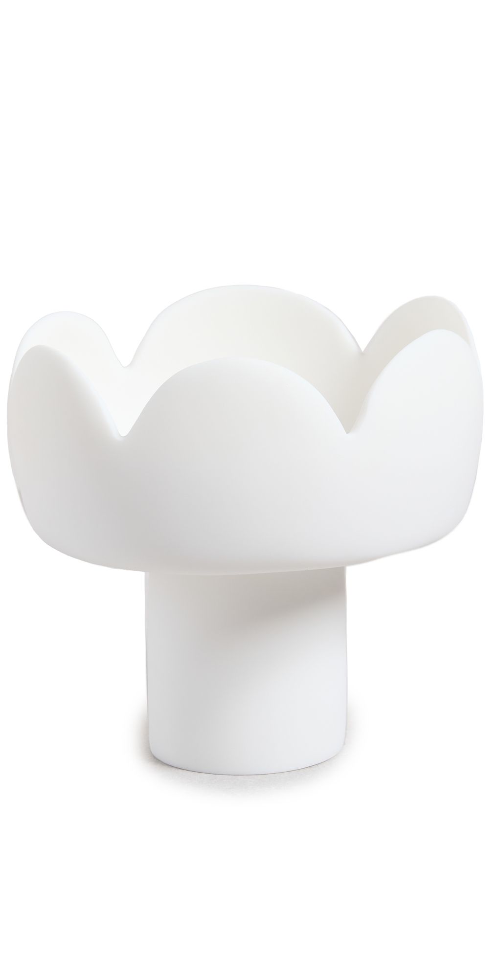 TF DESIGN Fleur Medium Footed Bowl White One Size
