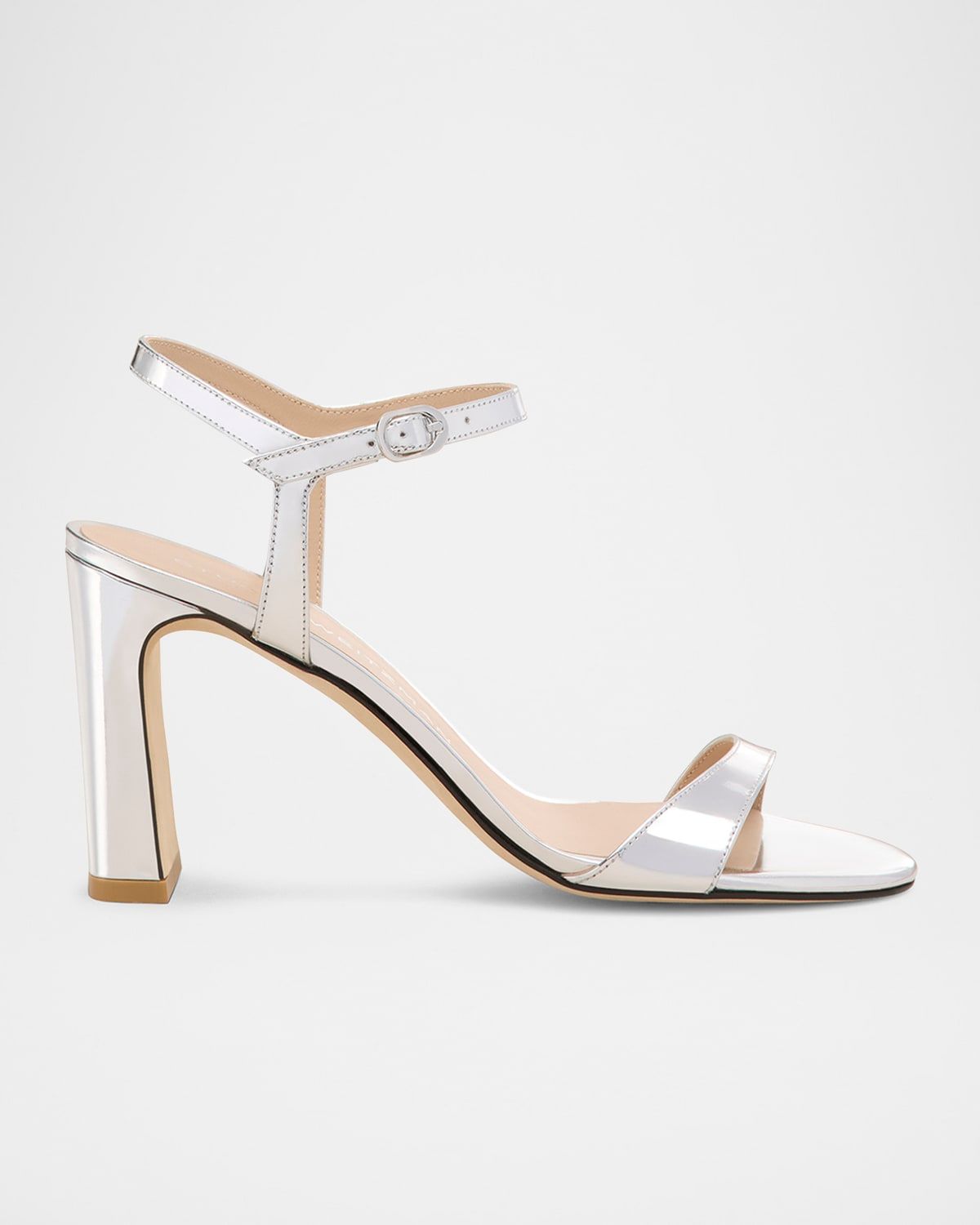 Babette Patent Ankle-Strap Sandals