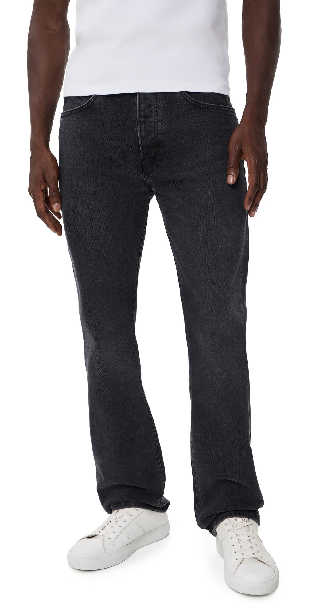 Jeanerica Casual Relaxed Straight Jeans Black Overdye 36