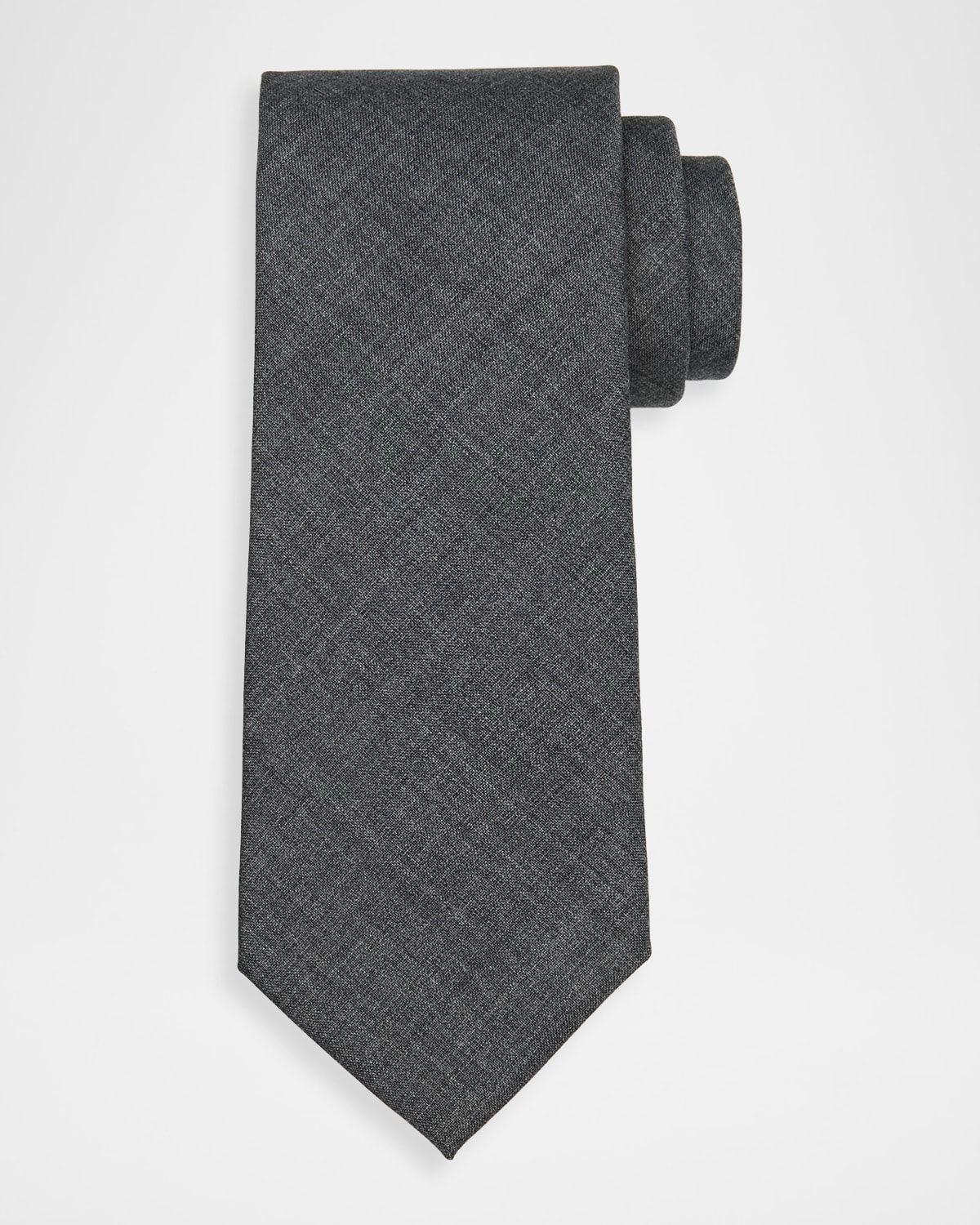 Men & apos;s Lightweight Wool Solid Tie