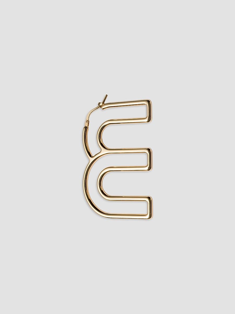 Miu Miu Women's Single Metal Earring - Gold