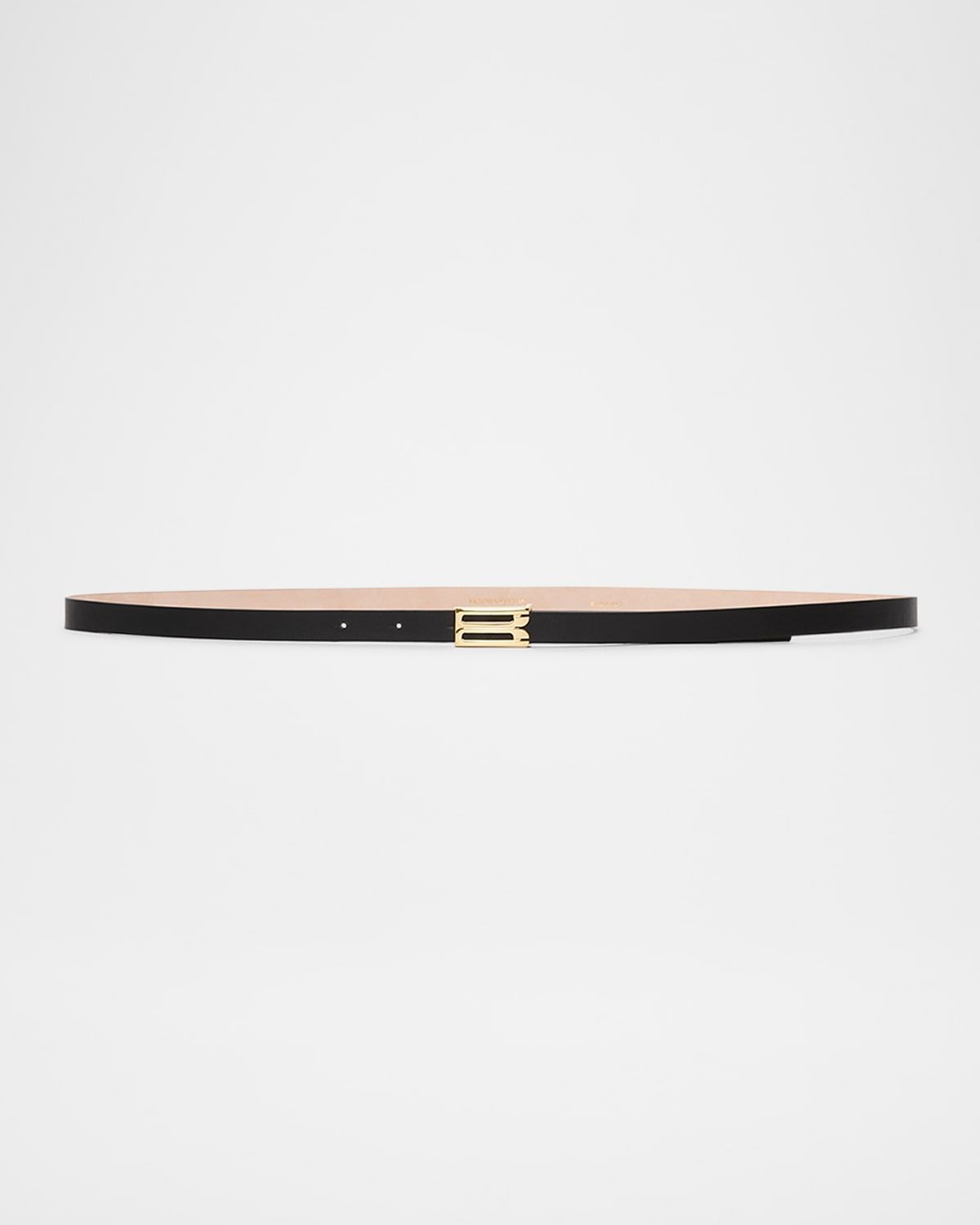 Frame B-Logo Micro Leather Belt
