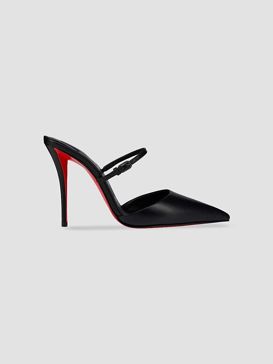 Christian Louboutin Women's Milena Mule Sandals - Black - Size 12