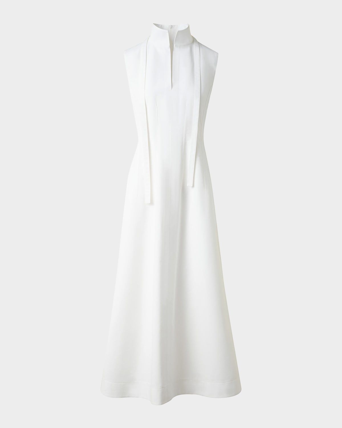 Fit-and-Flare Cotton Midi Dress