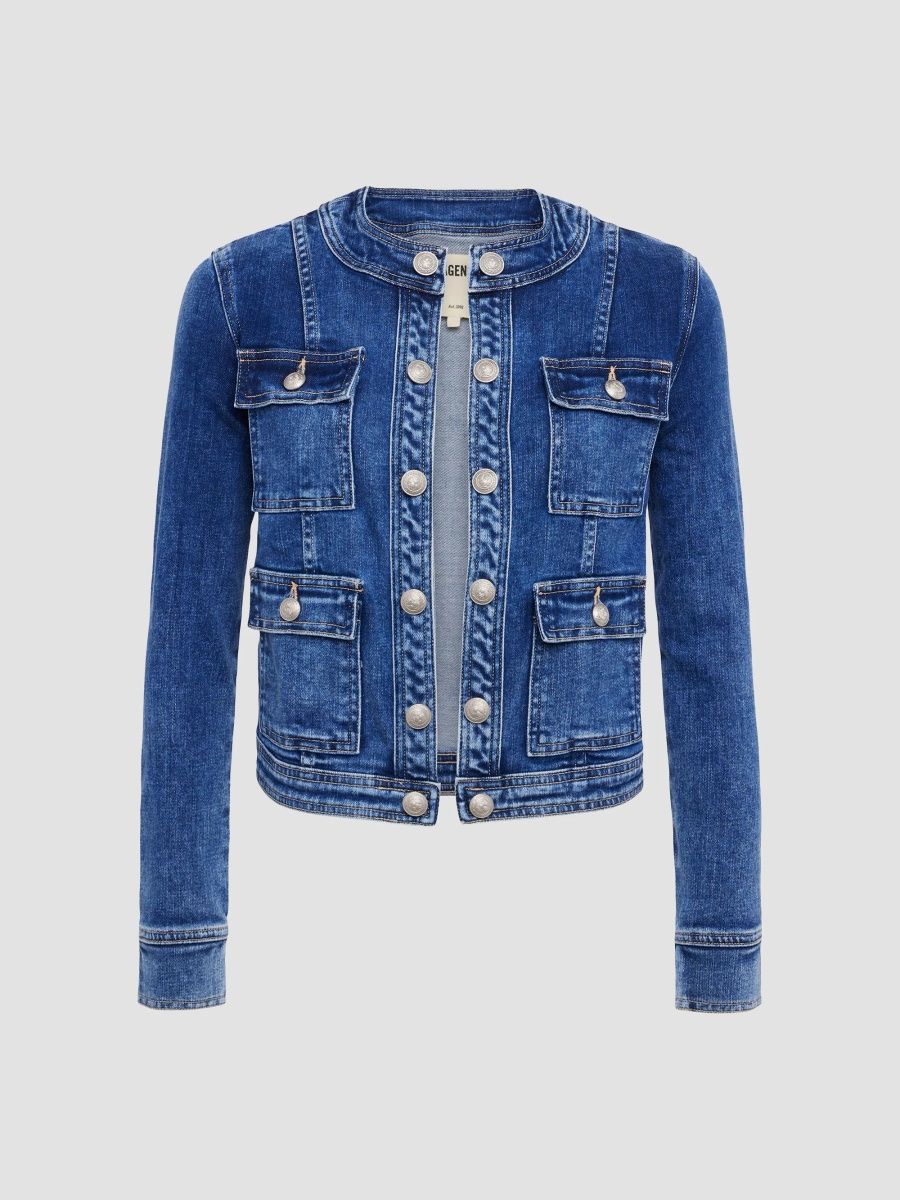 L'AGENCE Women's Yari Collarless Jacket - Rhodes - Size XS