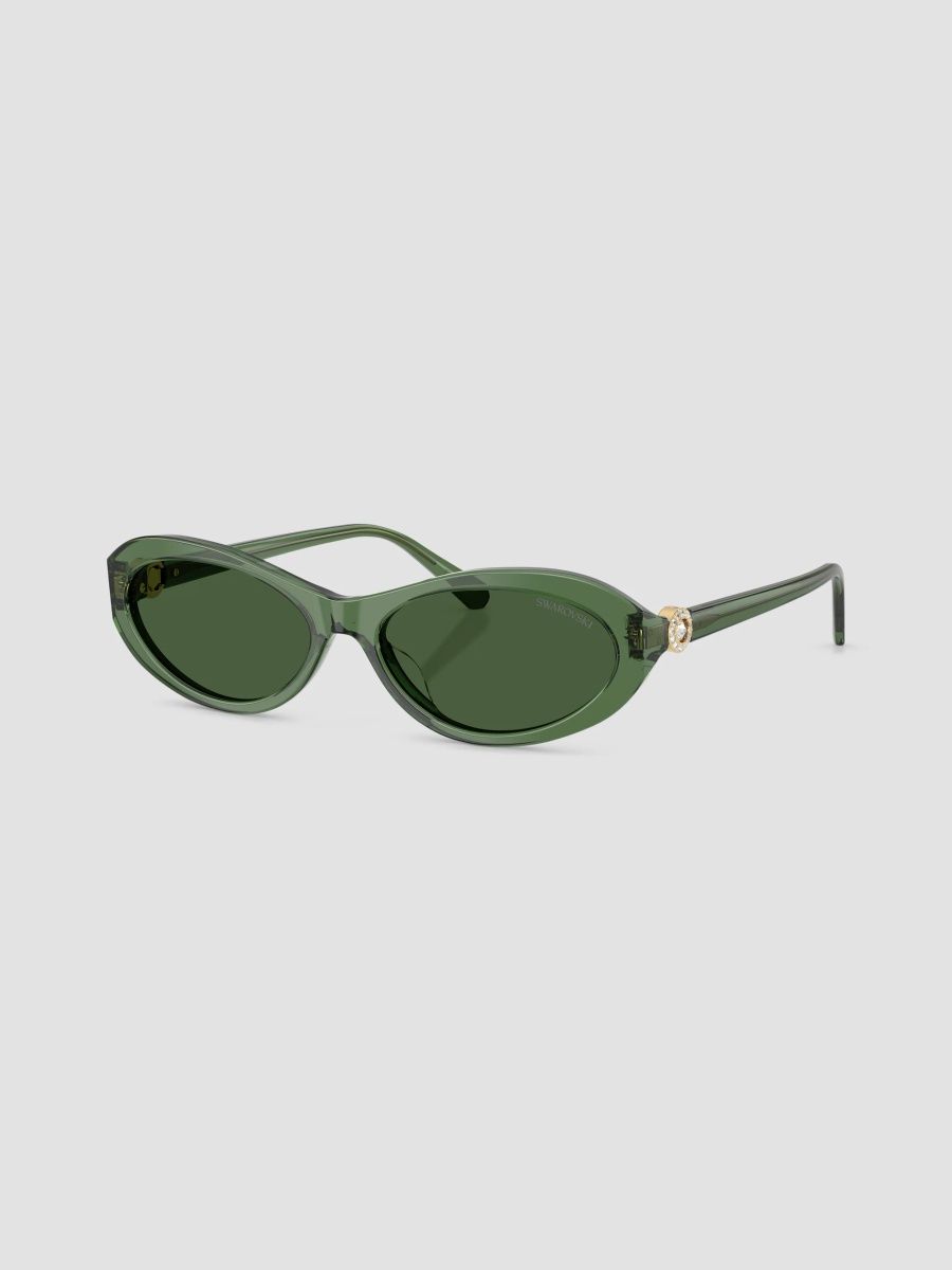 Women's 56MM Oval Sunglasses - Green
