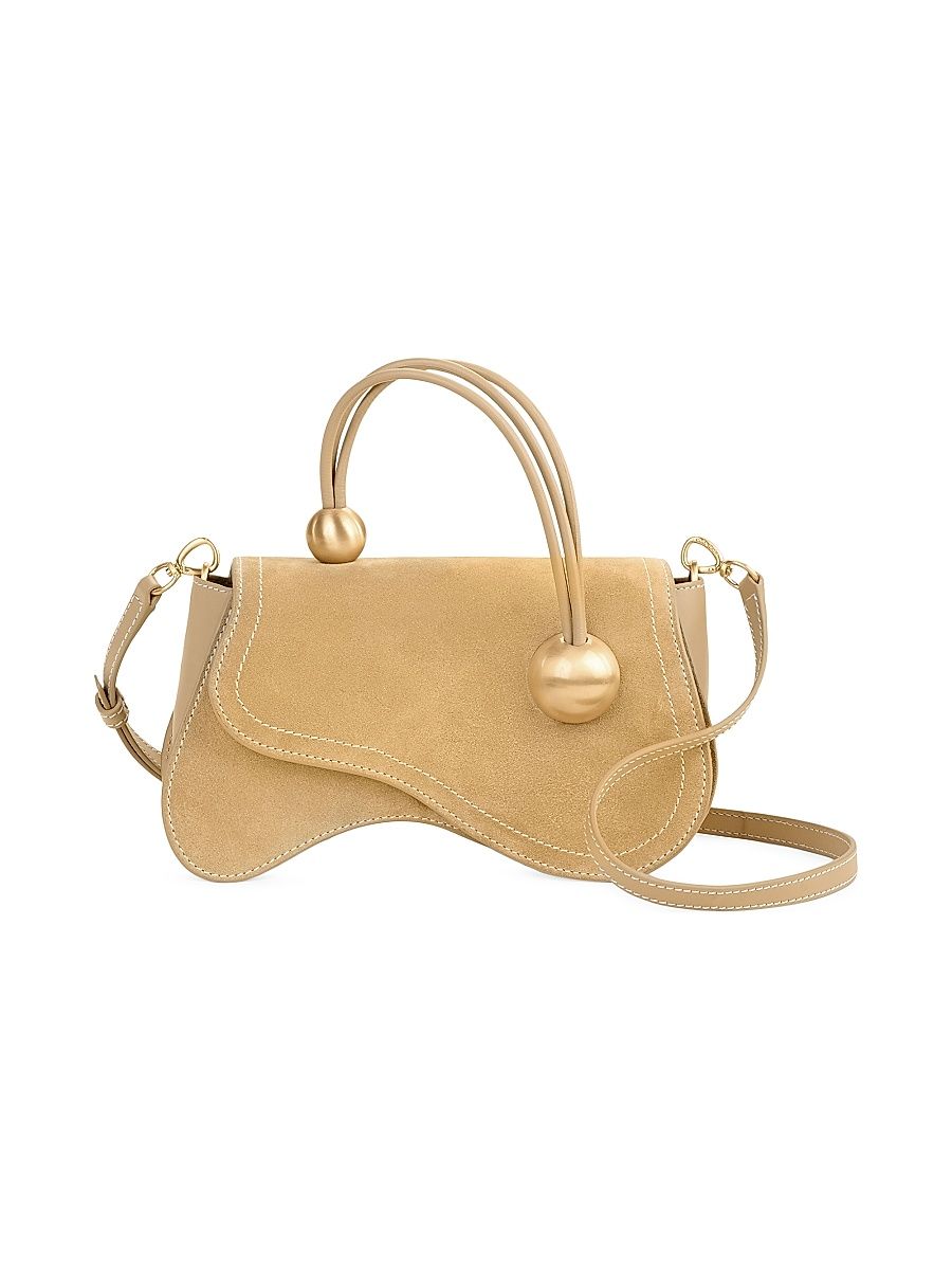 Women's Kazia Suede Top Handle Bag - Sand Dollar