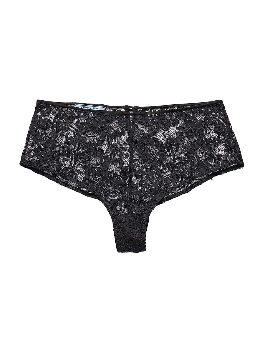 Women's Lace Hipster Panties - Black - Size 3