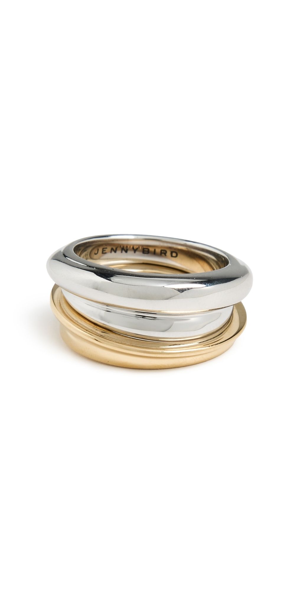 JENNY BIRD Lennon Ring Set Two Tone 8