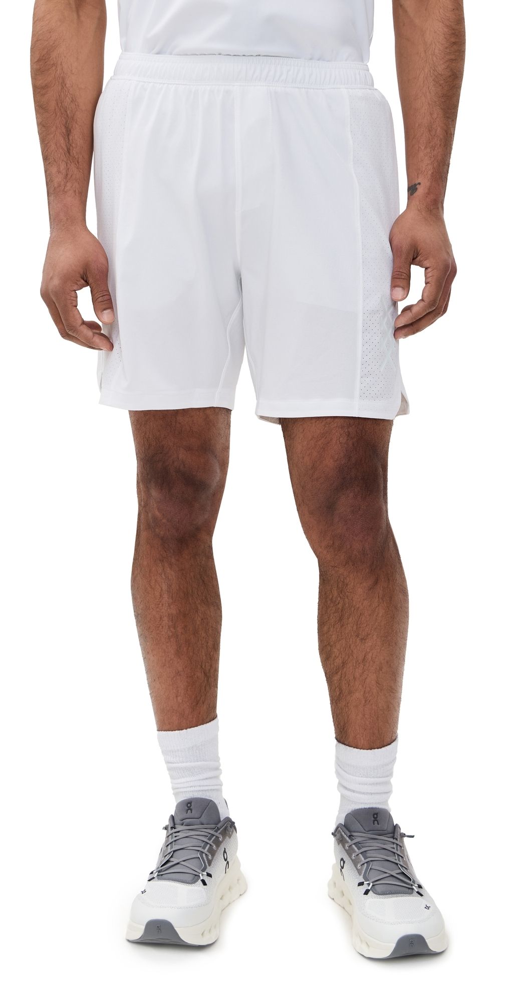 Rhone Lined Backspin Shorts 7 White XL
