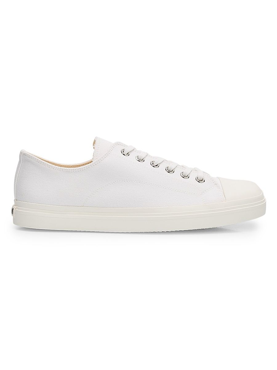 Men's Edge Canvas Cap Toe Low-Top Sneakers - White - Size 13