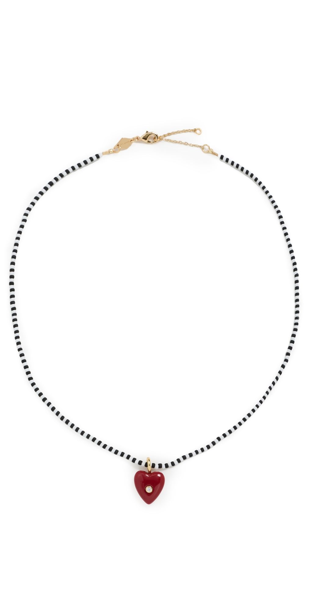 Anni Lu Pure Heart Necklace Domino One Size