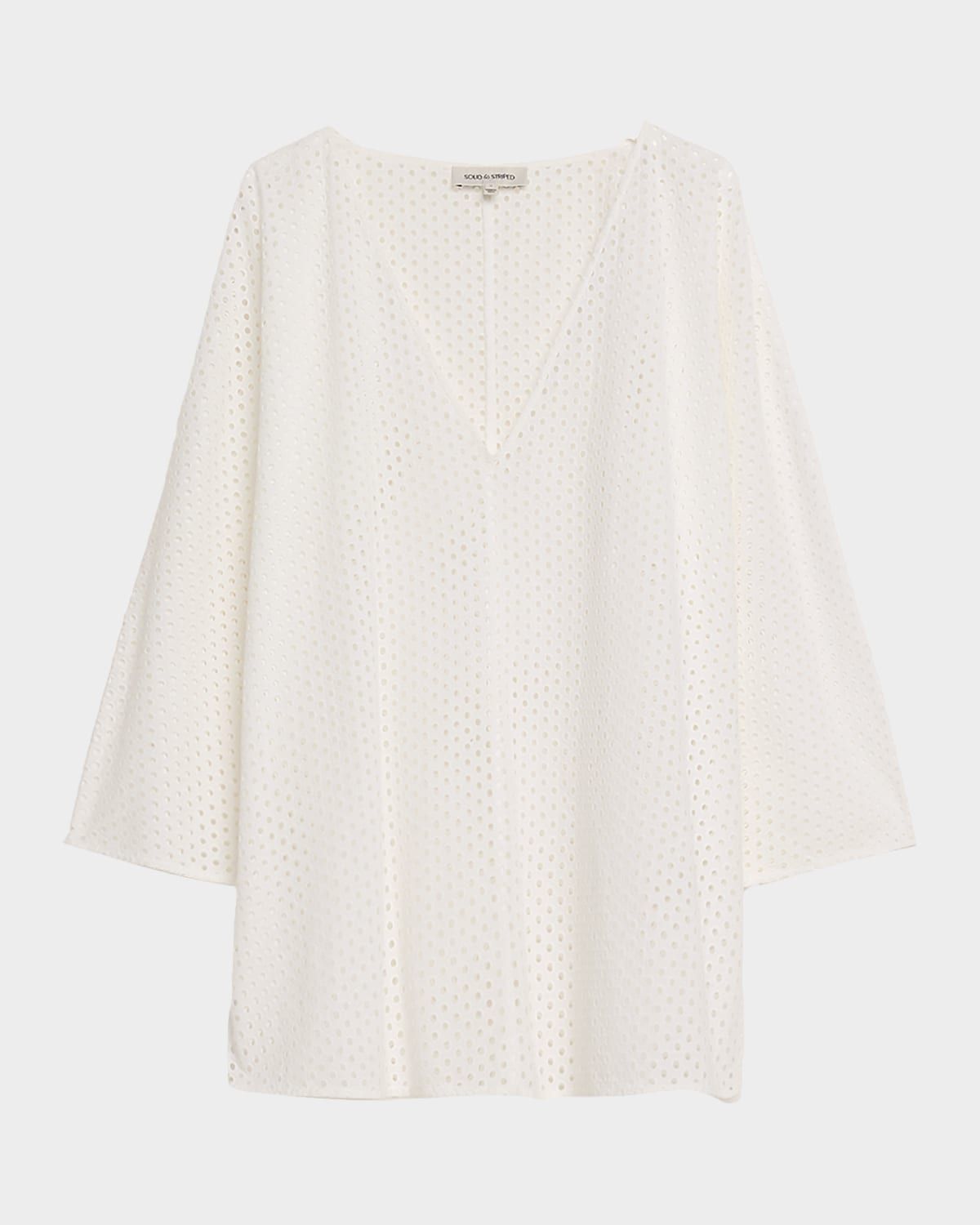 The Samara Eyelet Tunic Coverup