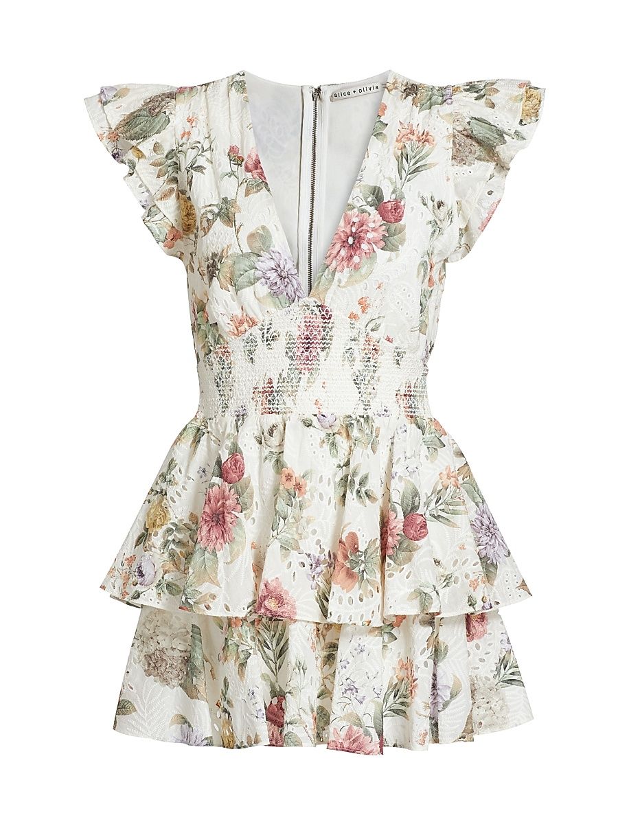 Women's Kessie Floral Ruffle Romper - Sweet Nothings - Size 14