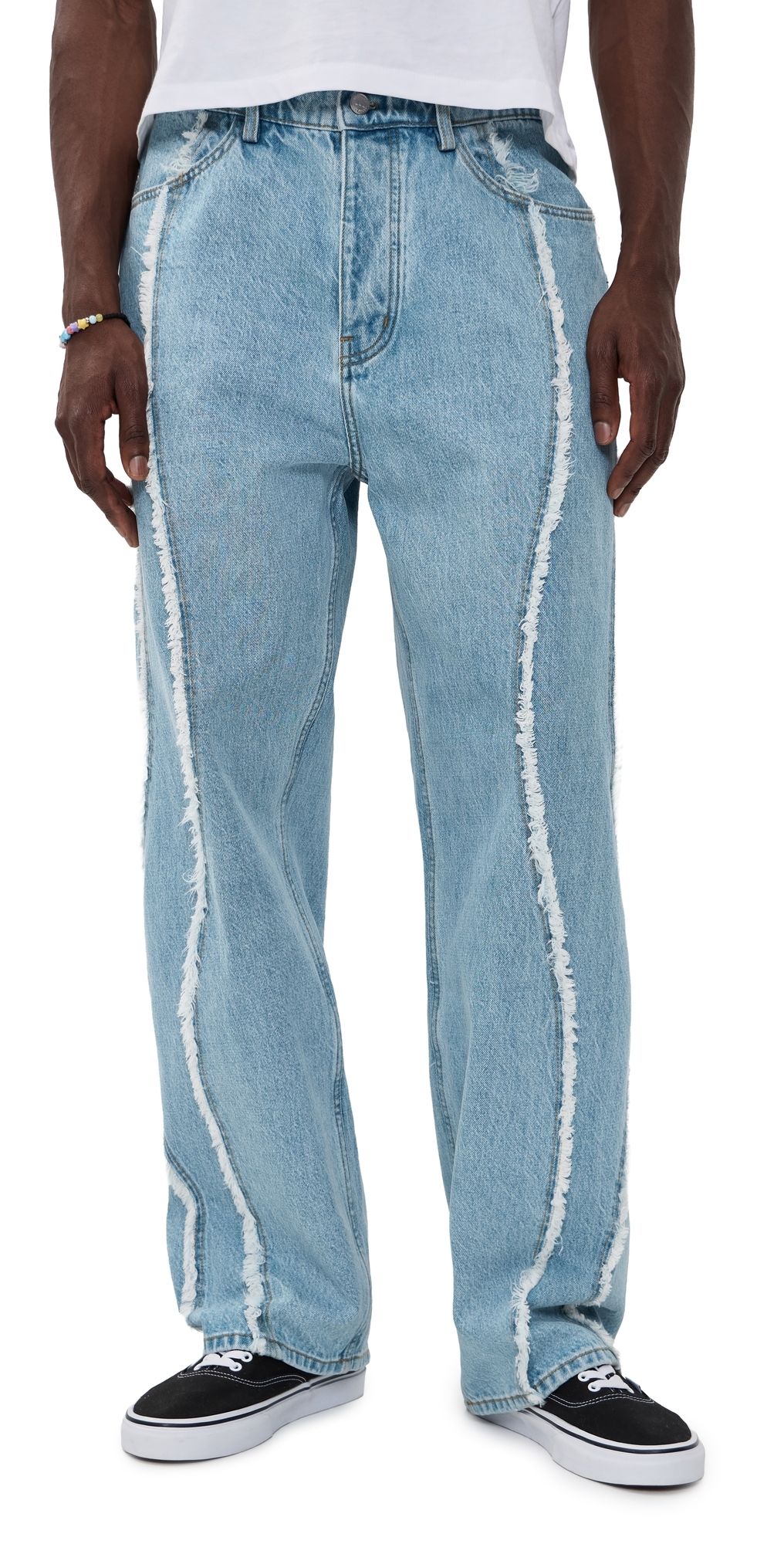 Nahmias Stone Wash Ollie Denim Jeans Light Indigo Denim 34