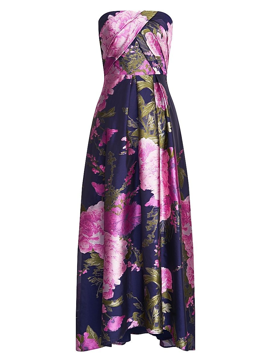 Women's Holly Floral Jacquard Gown - Azalea Pink - Size 6