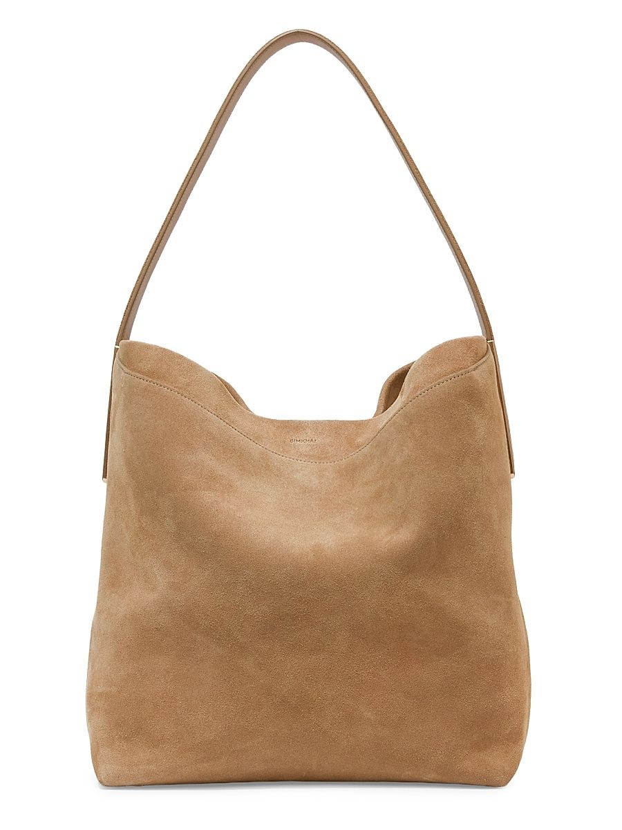 Women's Wynn Large Suede Bucket Bag - Desert