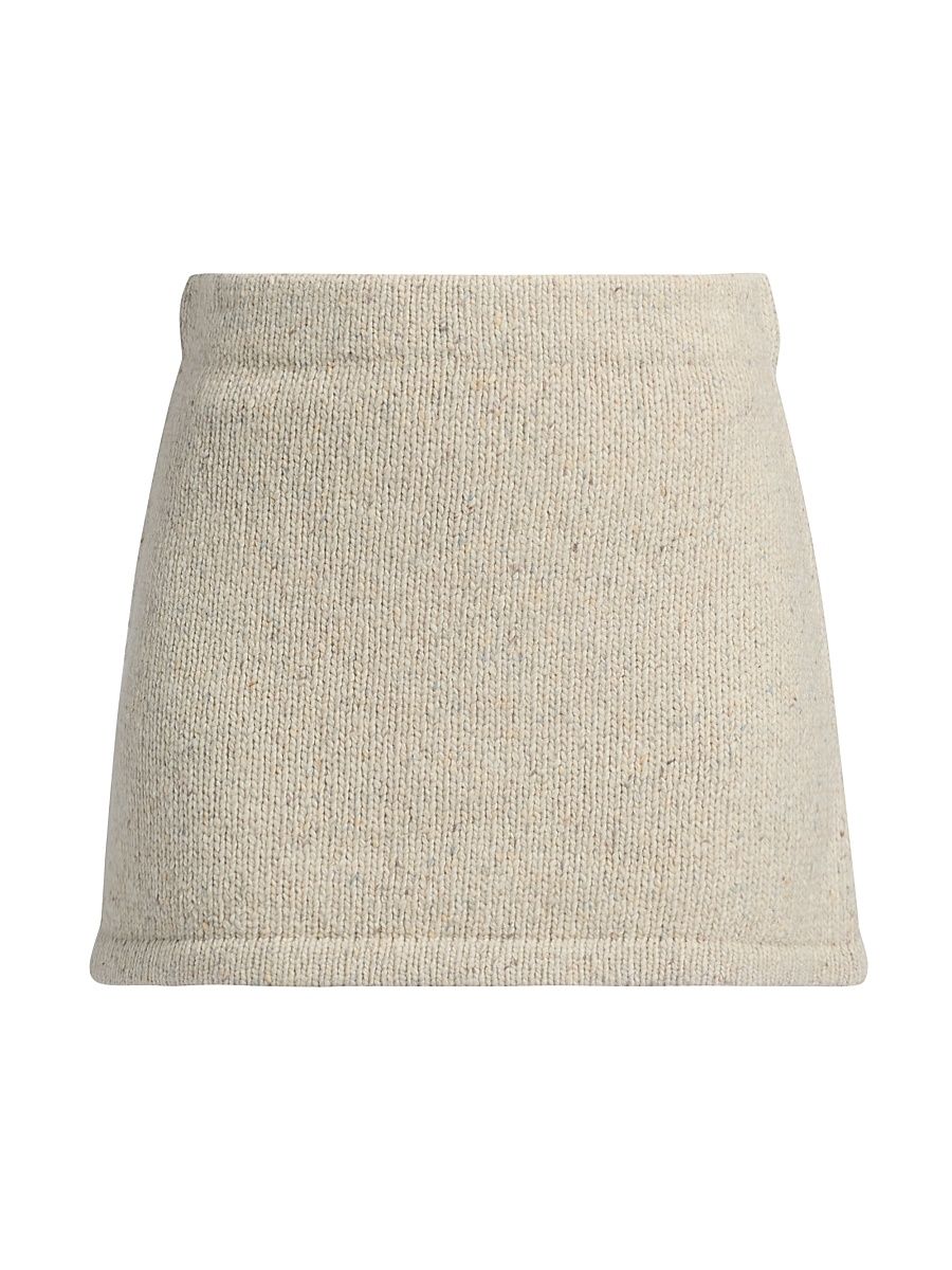Women's The Lennon Sweater Miniskirt - Stone Marl - Size XS