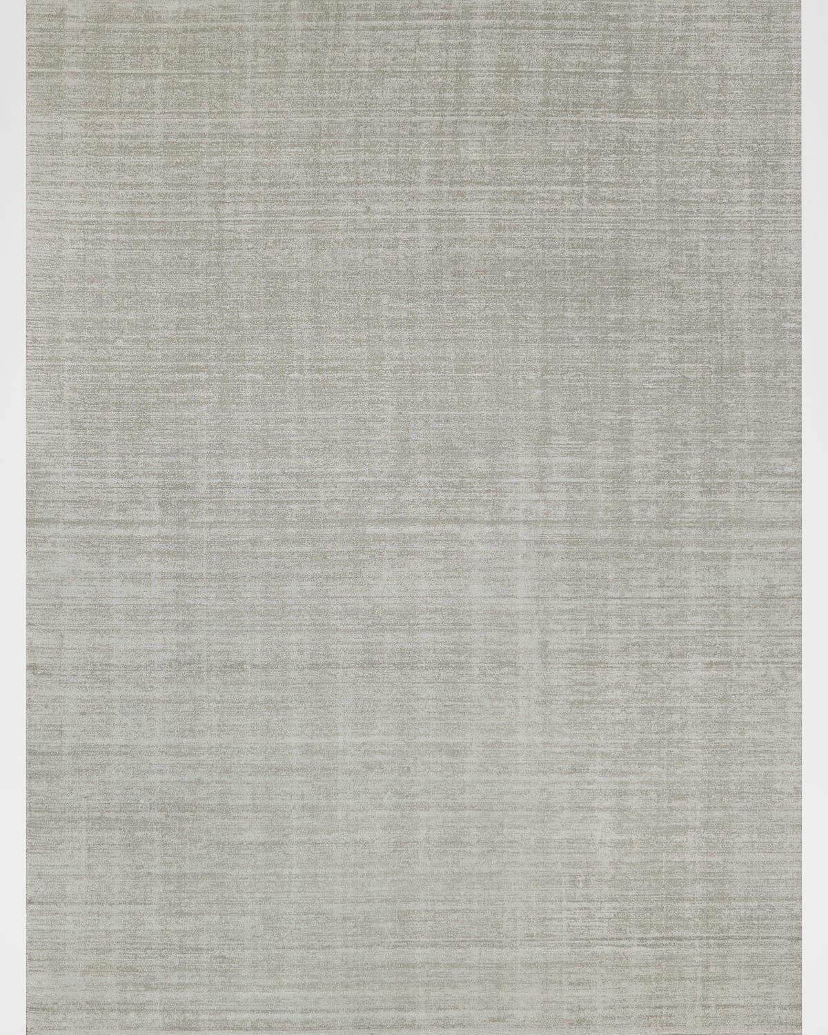 Martelli Modern Hand-Loomed Silver Rug