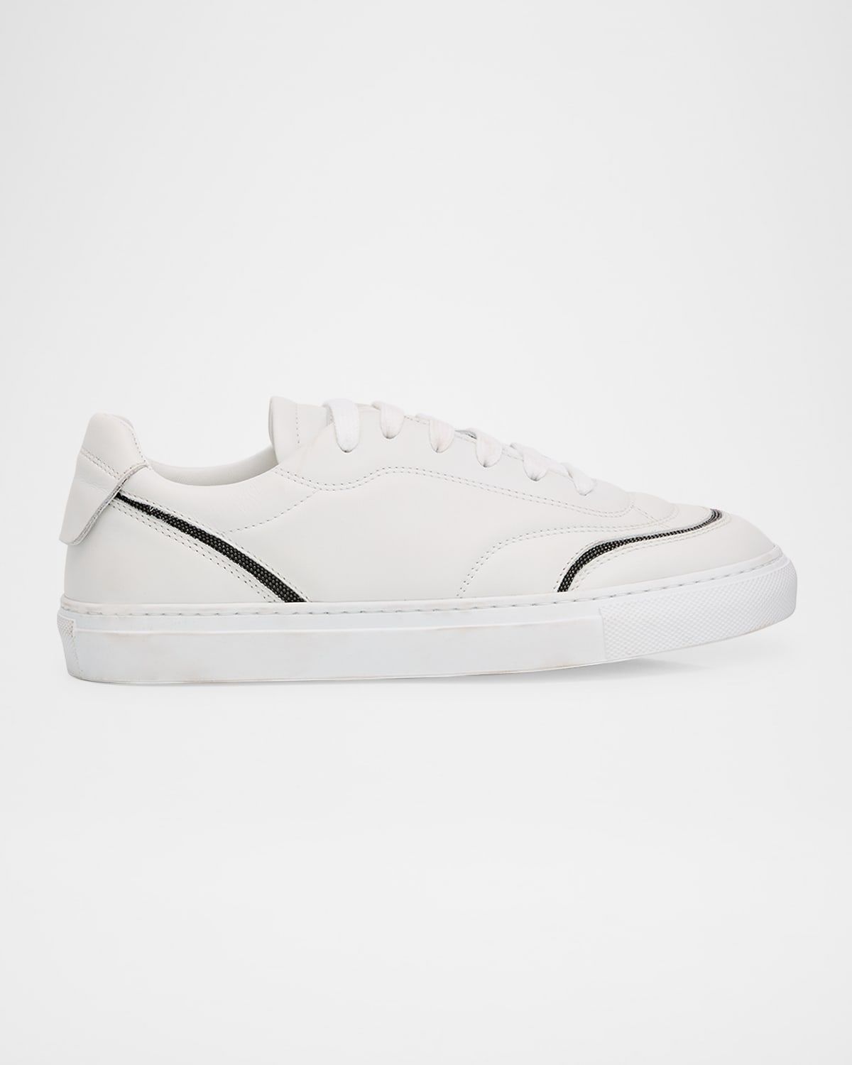 Leather Monili Low-Top Sneakers