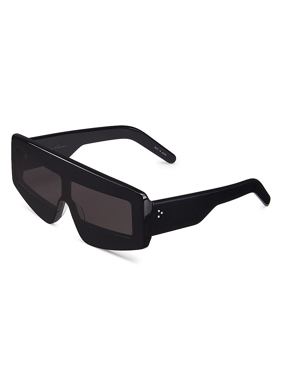 Men's Phleg Rectangular Sunglasses - Black
