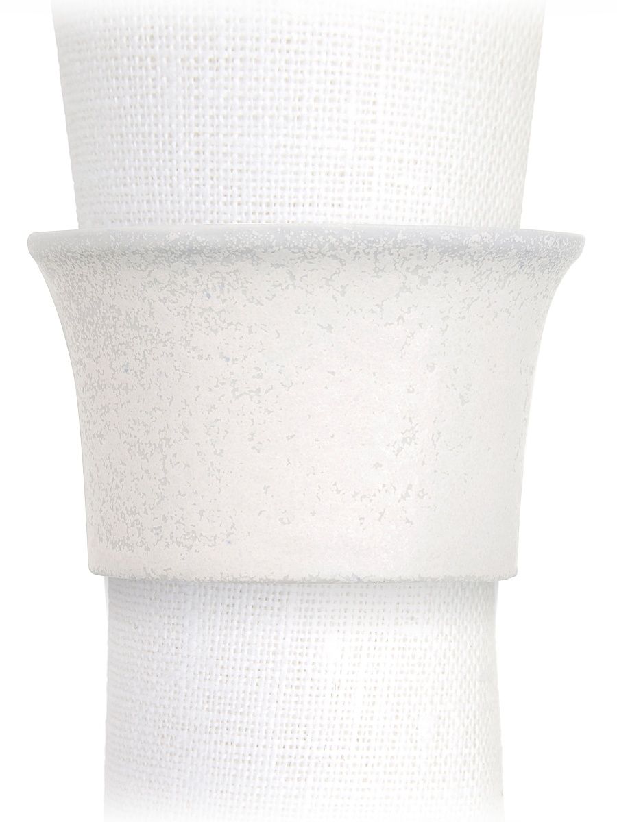 Terra Flare 4-Piece Napkin Ring Set - Stone