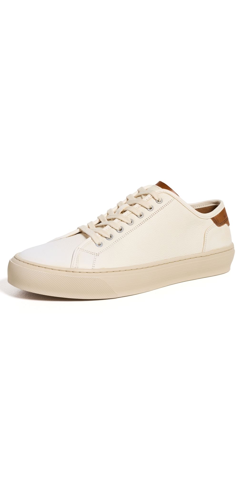 Allen Edmonds Jones Leather Sneakers White 9