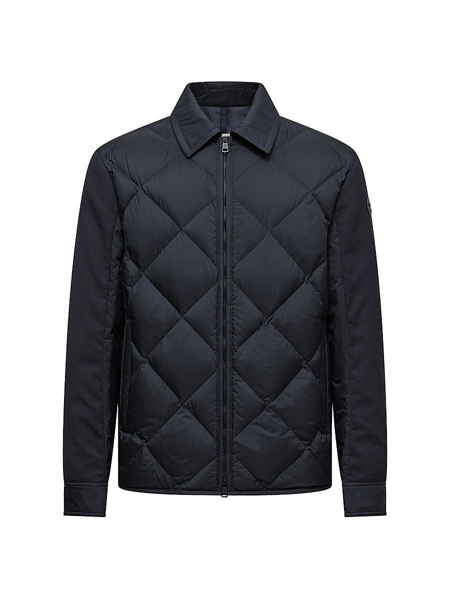 Men's Aiguille Puffer Shacket - Blue - Size XXXXL