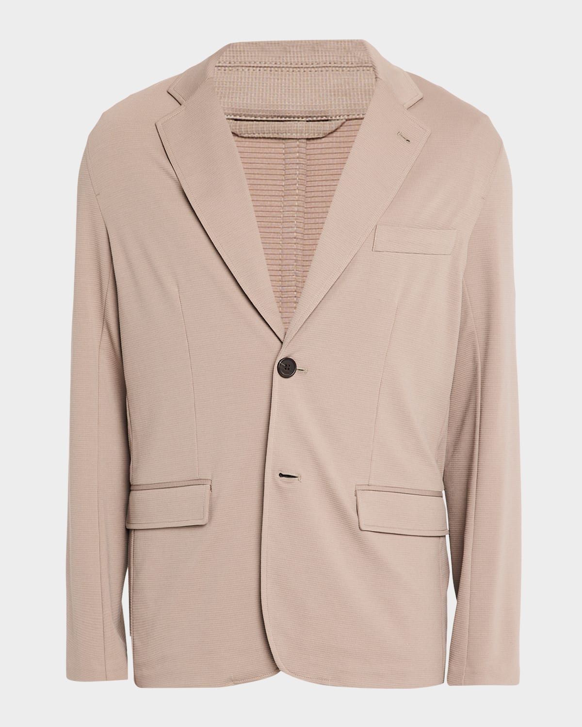 Men & apos;s Micro-Textured Viscose Blend Single-Breasted Blazer