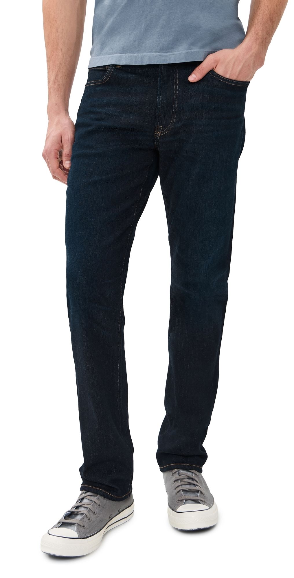 Citizens of Humanity Elijah Cashmere Denim Straight Jeans Falcon 32