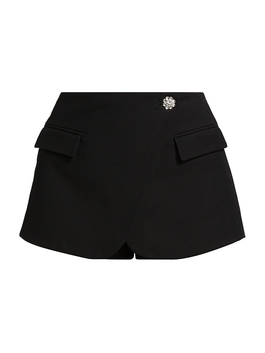 Women's Heavy Cotton Tailoring Shorts - Black - Size 14