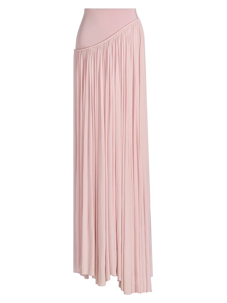 Women's Alchemy Asymmetric Maxi Skirt - Light Pink - Size 10