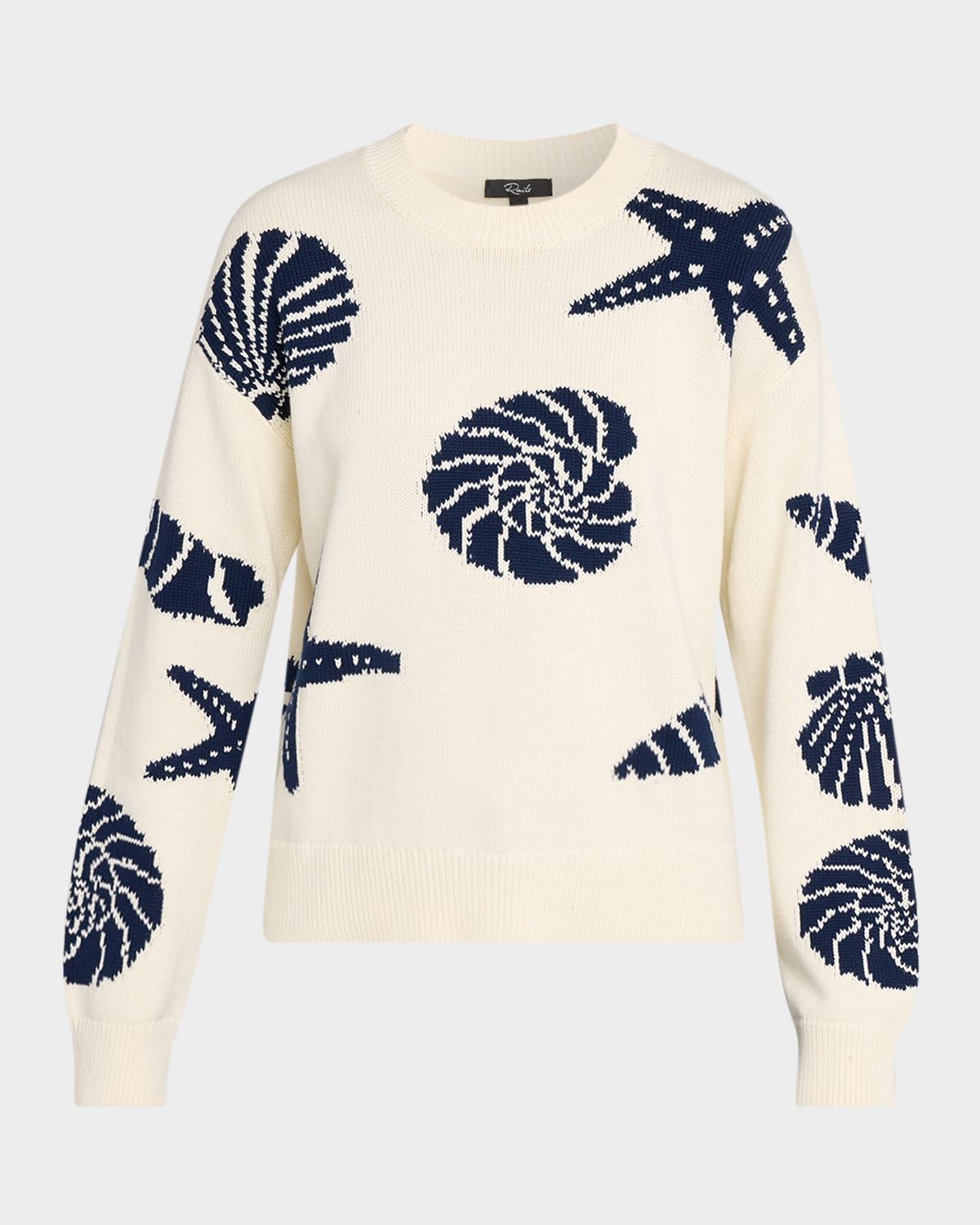 Zoey Seashell Crewneck Sweater