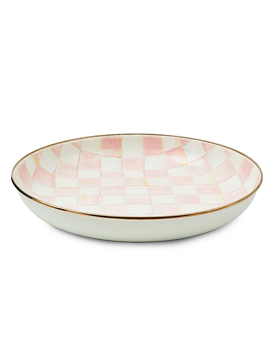 Rosy Check Enamel Abundant Bowl