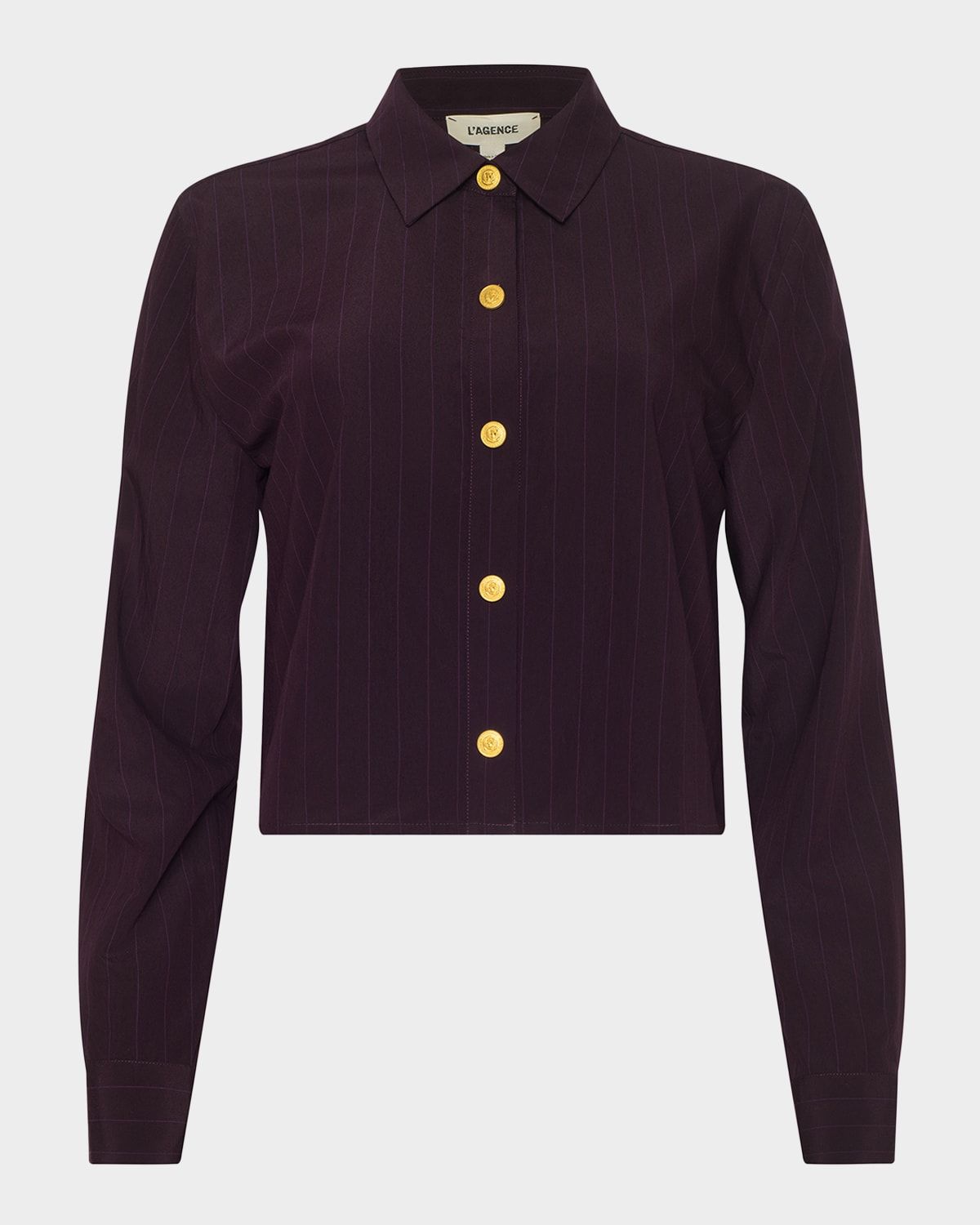 Armida Pinstripe Long-Sleeve Shirt