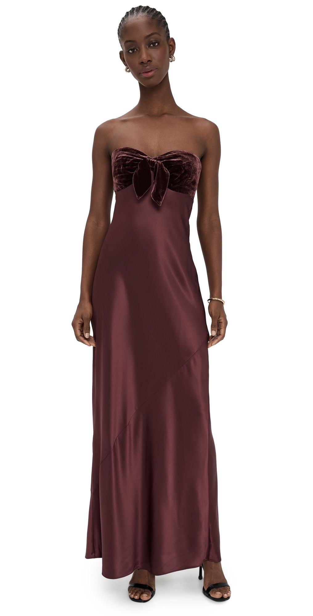 CAMI NYC Lavinia Gown Cranberry 0
