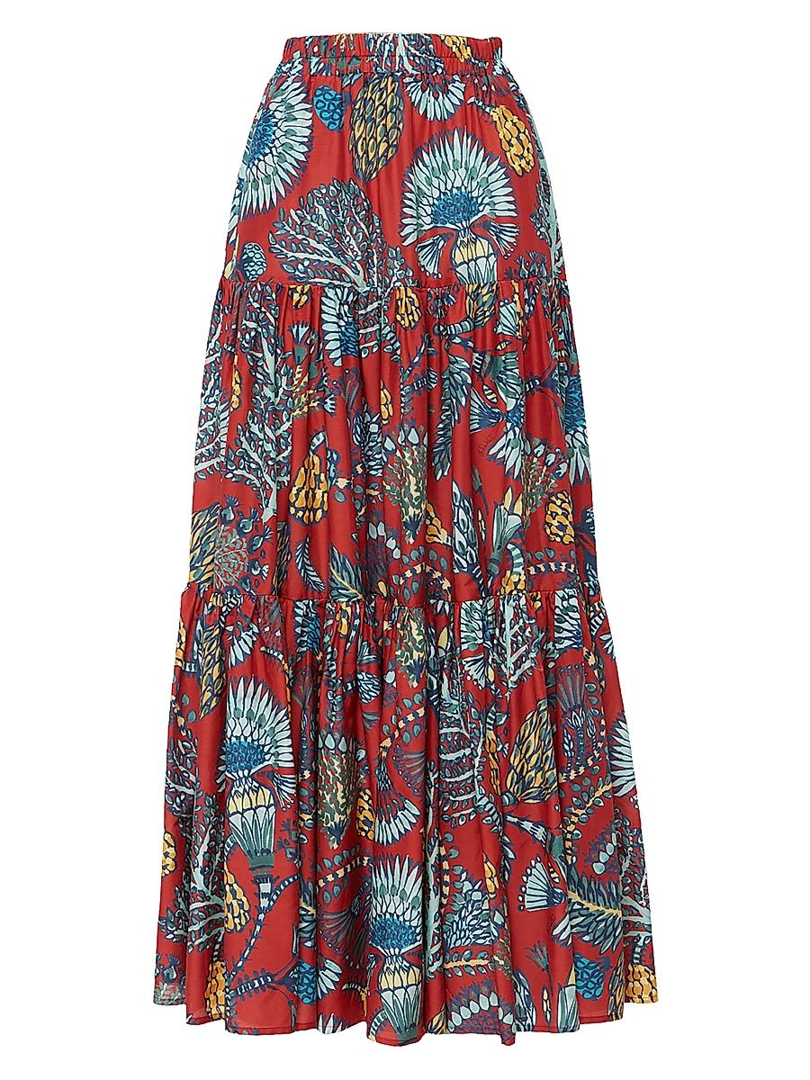 Women's Big Skirt - Sicomore Red - Size XS