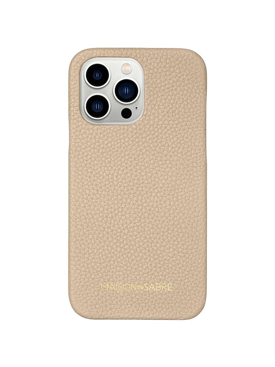 Leather Phone Case (iPhone 13 Pro) - Saharan Beige