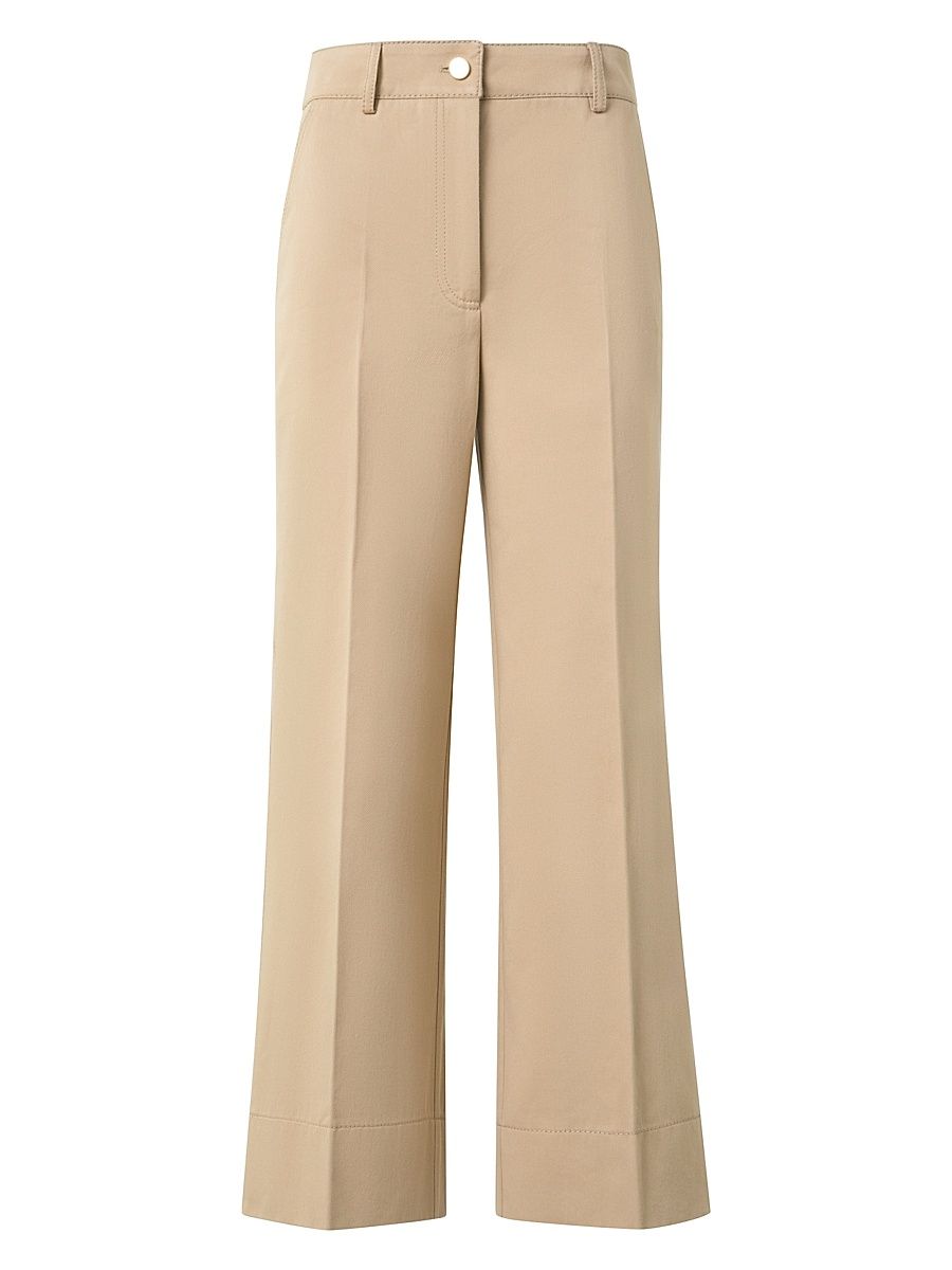 Women's Chiara Crease Crop Pants - Beige - Size 18