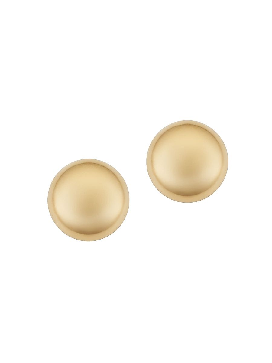 Women's 14K Yellow Gold Buttoned Up Studs - Yellow Gold