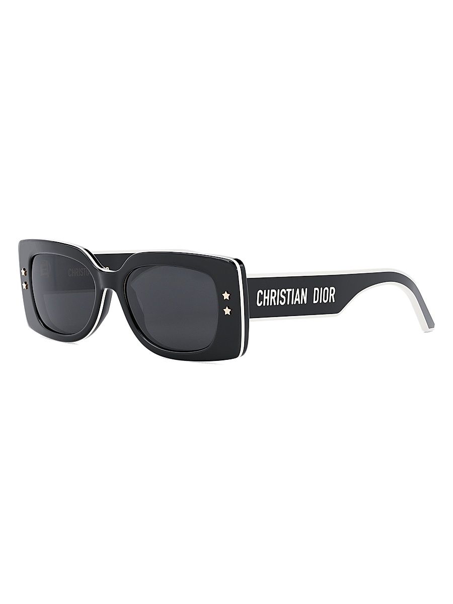 Women's DiorPacific S1U Sunglasses - Black And Gradient Smoke